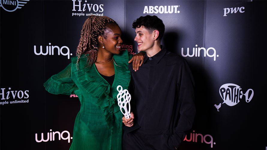 De Winq Inspiration Award werd gewonnen door Thorn de Vries en Mandy Woelkens